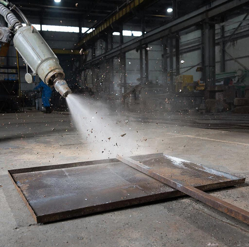Пескоструйная очистка металла